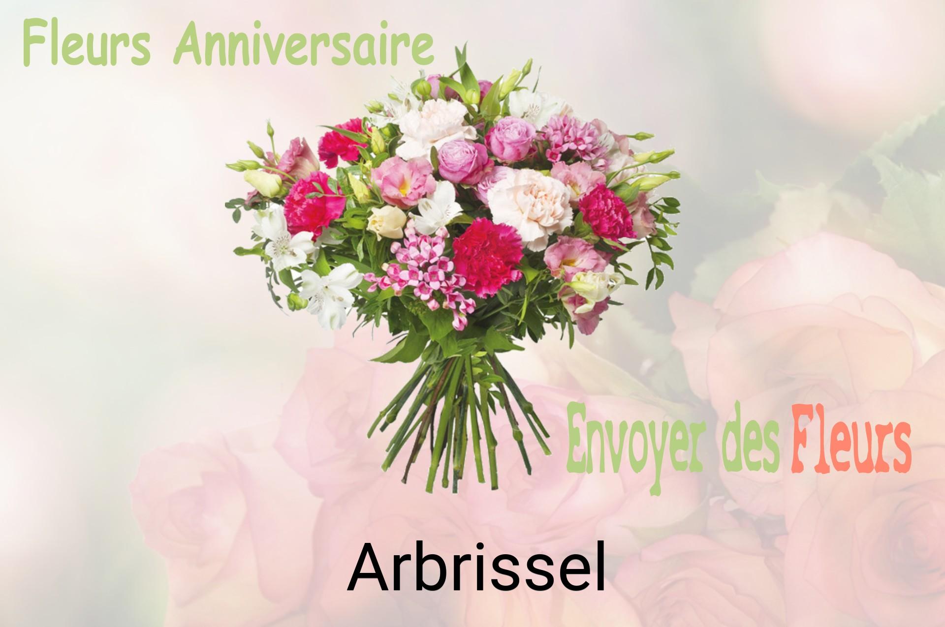 Bouquet de fleurs d’anniversaire livré à Arbrissel