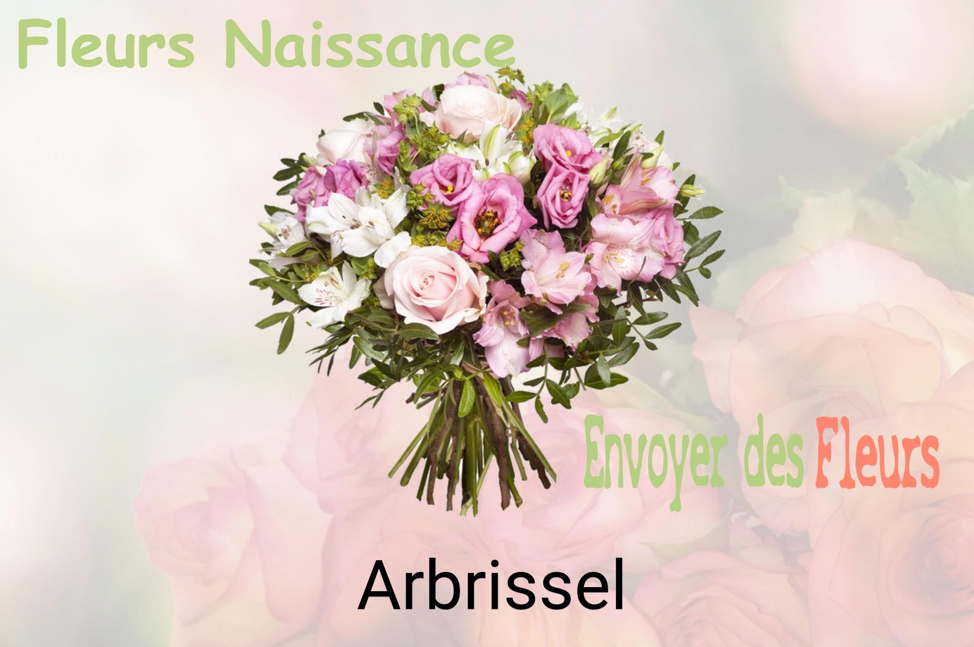 Bouquet de fleurs de naissance livré à Arbrissel